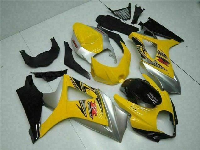 Amarelo Abs Kit Carenagem & Plásticos Moto Suzuki GSXR 1000 K7 07-08 Amarelo Abs Kit Carenagem & Plásticos Moto Suzuki GSXR 1000 K7 07-08