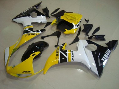 Amarelo Aniversário Carenagem Moto Yamaha R6 03-05