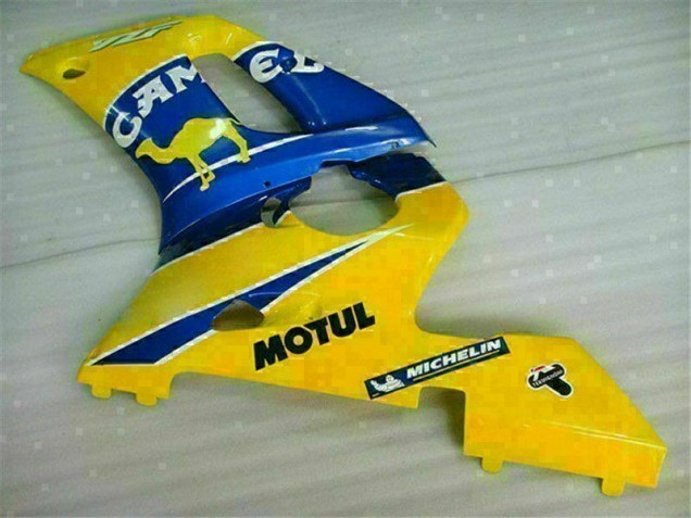 Amarelo Azul Abs Kits Carenagem Moto Yamaha R6 98-02 Amarelo Azul Abs Kits Carenagem Moto Yamaha R6 98-02