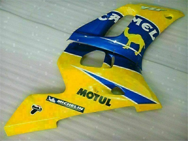 Amarelo Azul Abs Kits Carenagem Moto Yamaha R6 98-02 Amarelo Azul Abs Kits Carenagem Moto Yamaha R6 98-02