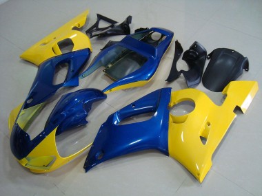Amarelo Azul Abs Kits Completos Carenagem Moto Yamaha R6 98-02