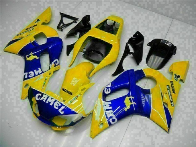 Amarelo Azul Abs Moto Plásticos Yamaha R6 98-02 Amarelo Azul Abs Moto Plásticos Yamaha R6 98-02