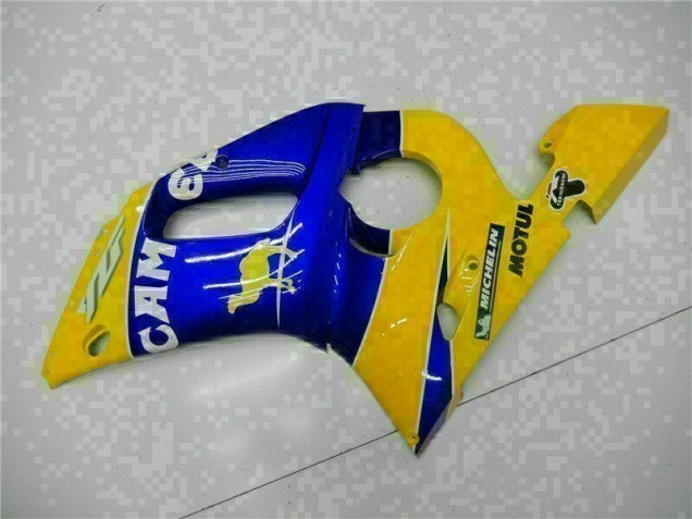 Amarelo Azul Abs Moto Plásticos Yamaha R6 98-02 Amarelo Azul Abs Moto Plásticos Yamaha R6 98-02
