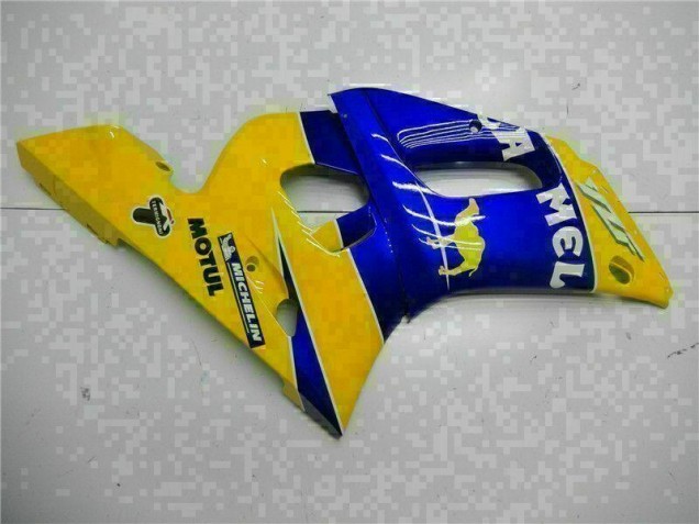 Amarelo Azul Abs Moto Plásticos Yamaha R6 98-02 Amarelo Azul Abs Moto Plásticos Yamaha R6 98-02