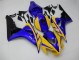Amarelo Azul Carenagem Moto Honda CBR 1000RR 06-07 Amarelo Azul Carenagem Moto Honda CBR 1000RR 06-07