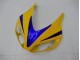 Amarelo Azul Carenagem Moto Honda CBR 1000RR 06-07 Amarelo Azul Carenagem Moto Honda CBR 1000RR 06-07