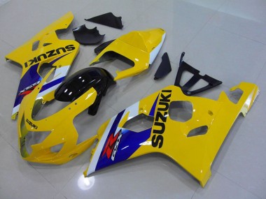 Amarelo Azul Carenagem Moto Suzuki GSXR 750 K4 04-05