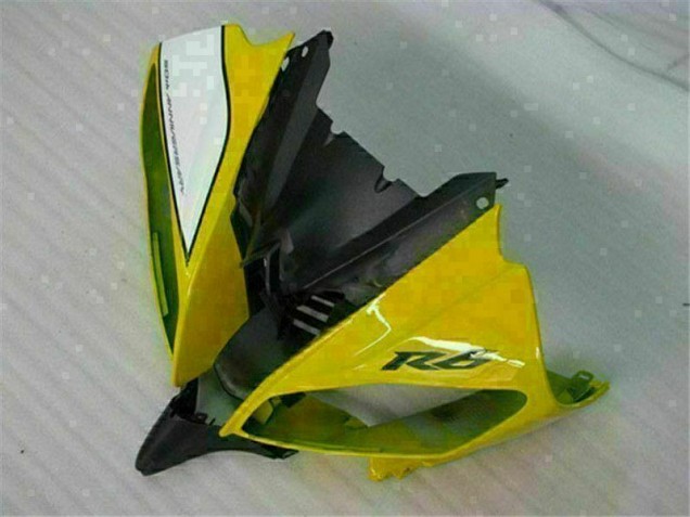 Amarelo Branco Carenagem Moto Yamaha R6 08-16 Amarelo Branco Carenagem Moto Yamaha R6 08-16