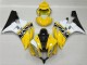 Amarelo Branco Preto Moto Plástico Yamaha R6 06-07