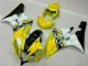 Amarelo Branco Preto Moto Plásticos Yamaha R6 06-07 Amarelo Branco Preto Moto Plásticos Yamaha R6 06-07