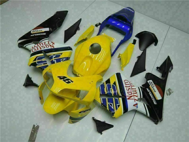 Amarelo Carenagem Moto Honda CBR 600RR 03-04 Amarelo Carenagem Moto Honda CBR 600RR 03-04