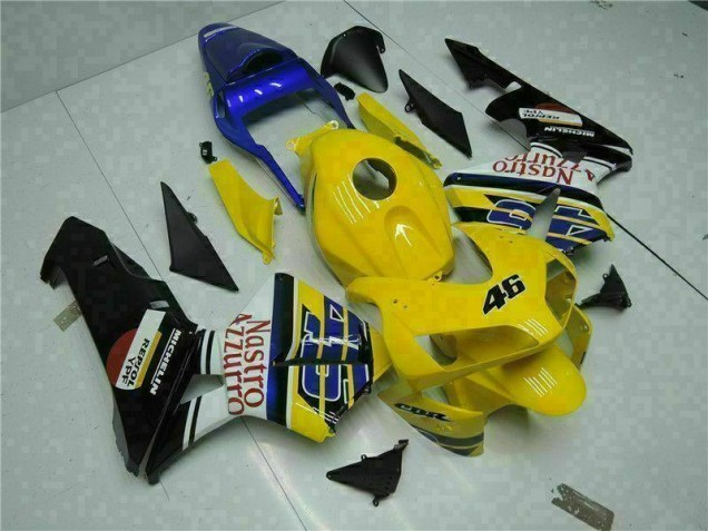 Amarelo Carenagem Moto Honda CBR 600RR 03-04 Amarelo Carenagem Moto Honda CBR 600RR 03-04