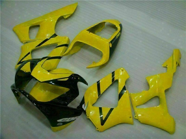 Amarelo Carenagem Moto Honda CBR 900RR 929RR 00-01 Amarelo Carenagem Moto Honda CBR 900RR 929RR 00-01