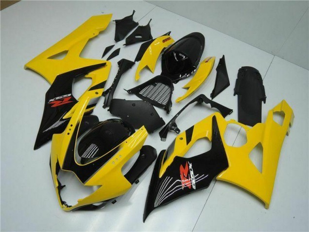 Amarelo Carenagem Moto Suzuki GSXR 1000 K5 05-06 Amarelo Carenagem Moto Suzuki GSXR 1000 K5 05-06