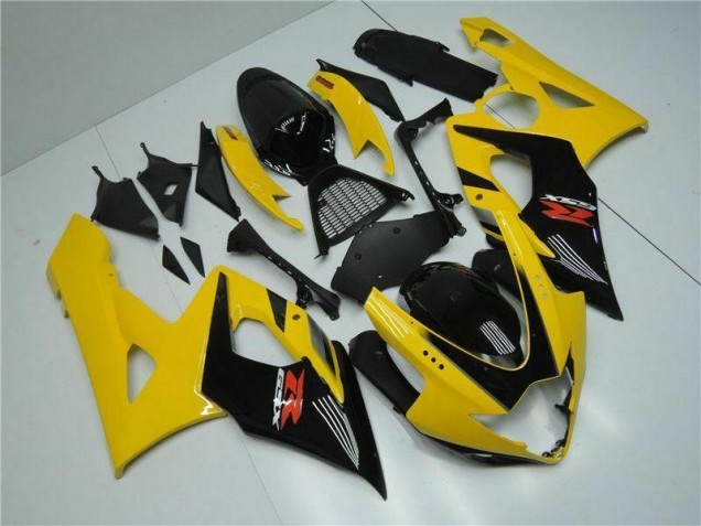 Amarelo Carenagem Moto Suzuki GSXR 1000 K5 05-06 Amarelo Carenagem Moto Suzuki GSXR 1000 K5 05-06
