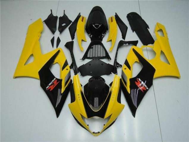 Amarelo Carenagem Moto Suzuki GSXR 1000 K5 05-06 Amarelo Carenagem Moto Suzuki GSXR 1000 K5 05-06