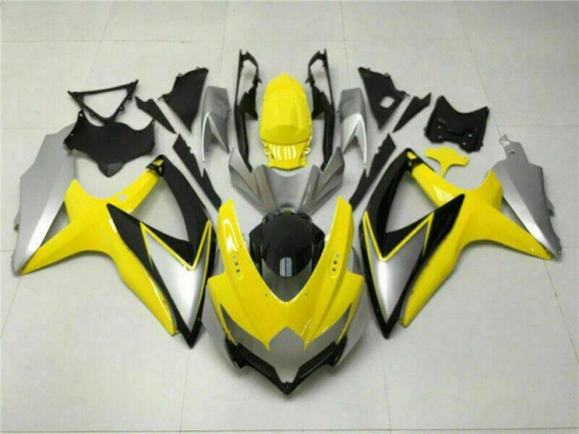 Amarelo Carenagem Moto Suzuki GSXR 600 / 750 K8 08-10 Amarelo Carenagem Moto Suzuki GSXR 600 / 750 K8 08-10