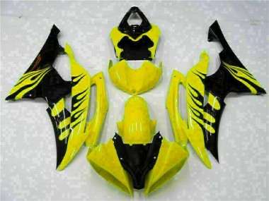 Amarelo Carenagem Moto Yamaha R6 08-16