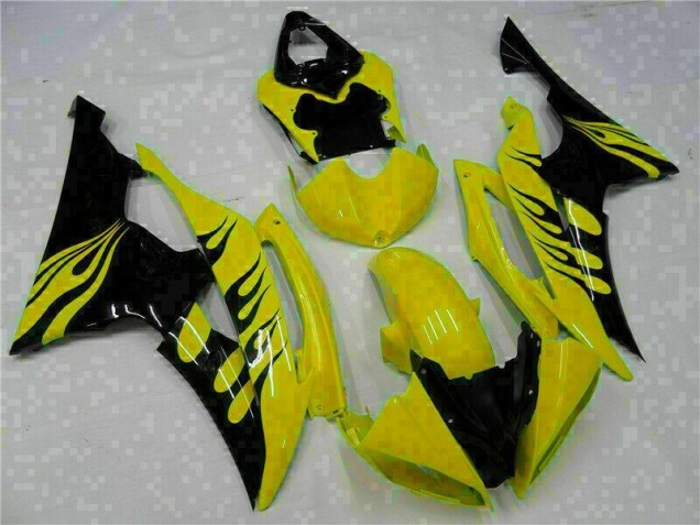 Amarelo Carenagem Moto Yamaha R6 08-16 Amarelo Carenagem Moto Yamaha R6 08-16