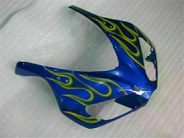 Amarelo Chama Azul Carenagem Moto Honda CBR 1000RR 08-11 Amarelo Chama Azul Carenagem Moto Honda CBR 1000RR 08-11