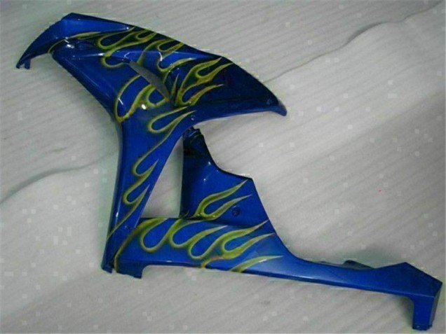 Amarelo Chama Azul Carenagem Moto Honda CBR 1000RR 08-11 Amarelo Chama Azul Carenagem Moto Honda CBR 1000RR 08-11