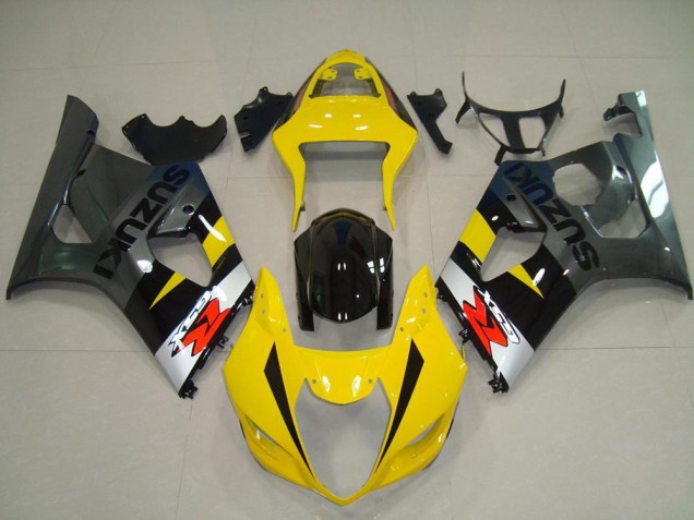 Amarelo Cinzento Carenagem Moto Suzuki GSXR 1000 K3 03-04 Amarelo Cinzento Carenagem Moto Suzuki GSXR 1000 K3 03-04