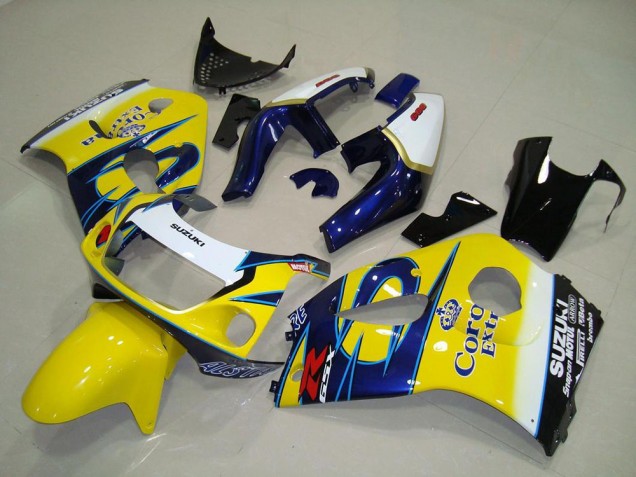 Amarelo Corona Carenagem Moto Suzuki GSXR 600 96-00
