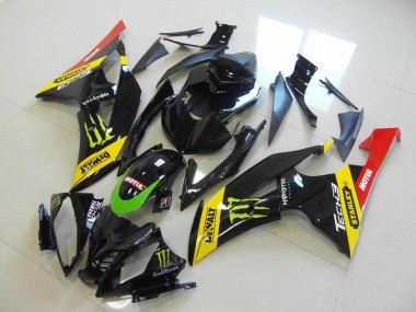 Amarelo Monster Abs Kits Completos Carenagem Moto Yamaha R6 08-16