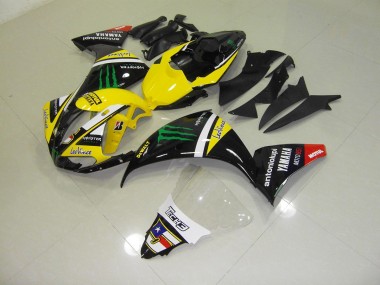 Amarelo Monster Carenagem Moto Yamaha R1 09-11