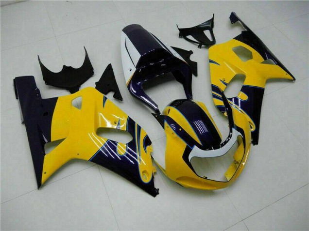 Amarelo Moto Plástico Suzuki GSXR 600 / 750 K1 K2 K3 01-03