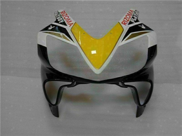 Amarelo Prata Preto Playboy Carenagem Moto Honda CBR 600 F4i 01-03 Amarelo Prata Preto Playboy Carenagem Moto Honda CBR 600 F4i 01-03