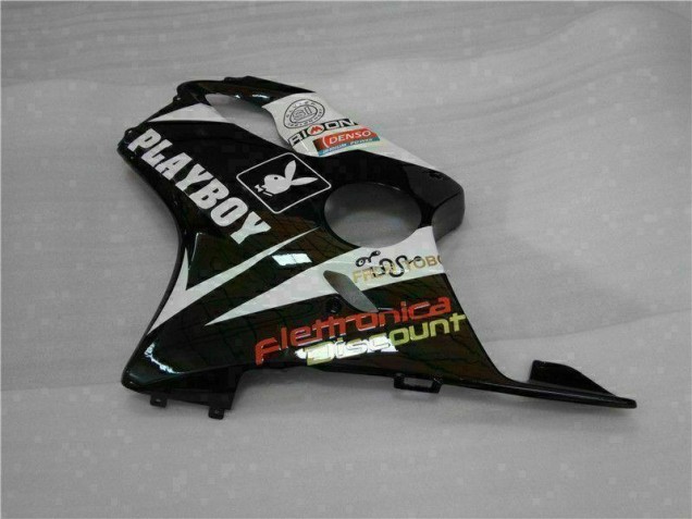 Amarelo Prata Preto Playboy Carenagem Moto Honda CBR 600 F4i 01-03 Amarelo Prata Preto Playboy Carenagem Moto Honda CBR 600 F4i 01-03