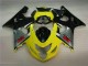 Amarelo Preto Abs Carenagem Moto Suzuki GSXR 600 / 750 K4 04-05 Amarelo Preto Abs Carenagem Moto Suzuki GSXR 600 / 750 K4 04-05
