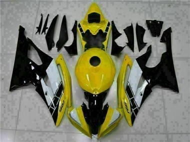 Amarelo Preto Abs Motocicleta Plástico Yamaha R6 08-16