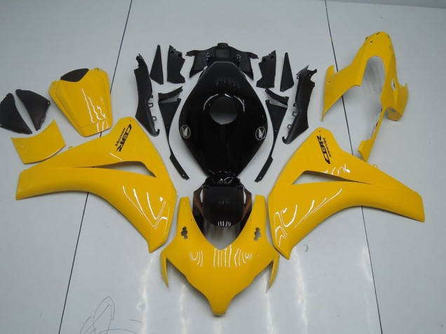 Amarelo & Preto Carenagem Moto Honda CBR 1000RR 08-11 Amarelo & Preto Carenagem Moto Honda CBR 1000RR 08-11
