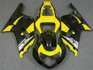 Amarelo Preto Carenagem & Plástico Moto Suzuki GSXR 600 / 750 K1 K2 K3 01-03