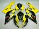 Amarelo Preto Carroçaria Moto Suzuki GSXR 1000 K5 05-06 Amarelo Preto Carroçaria Moto Suzuki GSXR 1000 K5 05-06