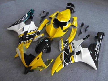Amarelo Preto Carroçaria Moto Yamaha R6 06-07