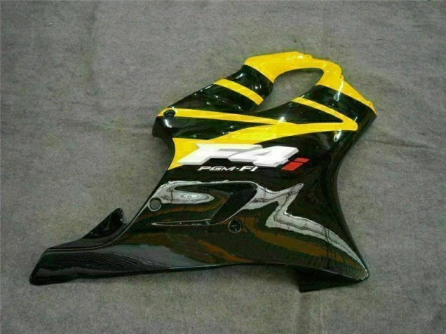 Amarelo Preto Injeção Kit Carenagem Honda CBR 600 F4i 01-03 Amarelo Preto Injeção Kit Carenagem Honda CBR 600 F4i 01-03