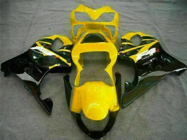 Amarelo Preto Injeção Kit Carenagem Honda CBR 600 F4i 01-03 Amarelo Preto Injeção Kit Carenagem Honda CBR 600 F4i 01-03