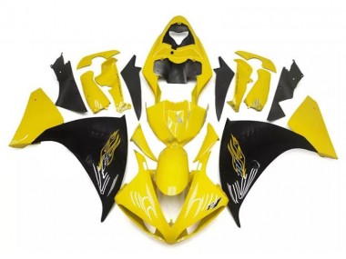 Amarelo Preto Kit Carenagem Moto Yamaha R1 09-11