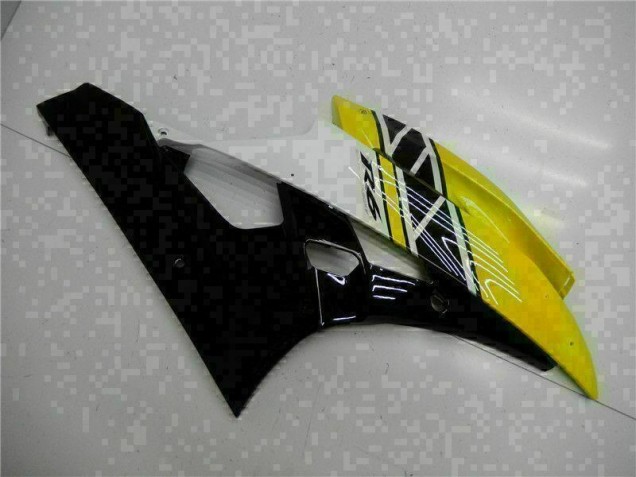 Amarelo Preto Kit Carenagem Moto Yamaha R6 06-07 Amarelo Preto Kit Carenagem Moto Yamaha R6 06-07