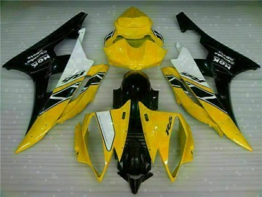 Amarelo Preto Kit Completo Carenagem Moto Yamaha R6 06-07