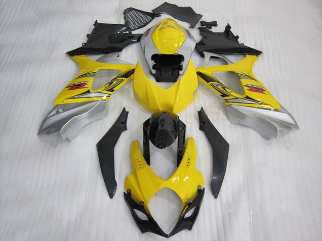 Amarelo Preto Kits Carenagem Moto Suzuki GSXR 1000 K7 07-08 Amarelo Preto Kits Carenagem Moto Suzuki GSXR 1000 K7 07-08