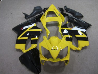 Amarelo Preto Kits Completo Carenagem Moto Honda CBR 600 F4i 01-03