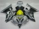 Amarelo Preto Prata Carenagem Moto Yamaha R6 08-16 Amarelo Preto Prata Carenagem Moto Yamaha R6 08-16
