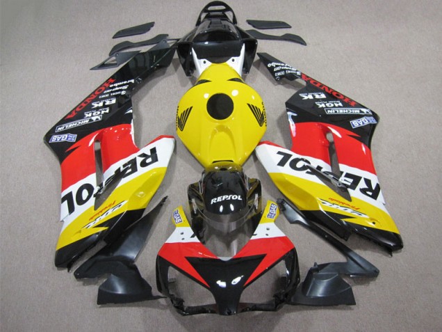Amarelo Vermelho Repsol Carenagem Moto Honda CBR 1000RR 04-05 Amarelo Vermelho Repsol Carenagem Moto Honda CBR 1000RR 04-05