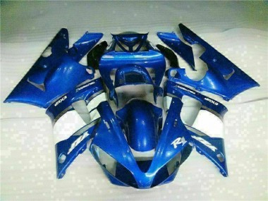 Azul Abs Carenagem Moto Yamaha R1 00-01
