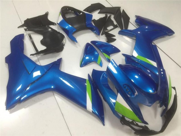 Azul Abs Kit Carenagem & Plásticos Moto Suzuki GSXR 600 / 750 K11 11-21 Azul Abs Kit Carenagem & Plásticos Moto Suzuki GSXR 600 / 750 K11 11-21