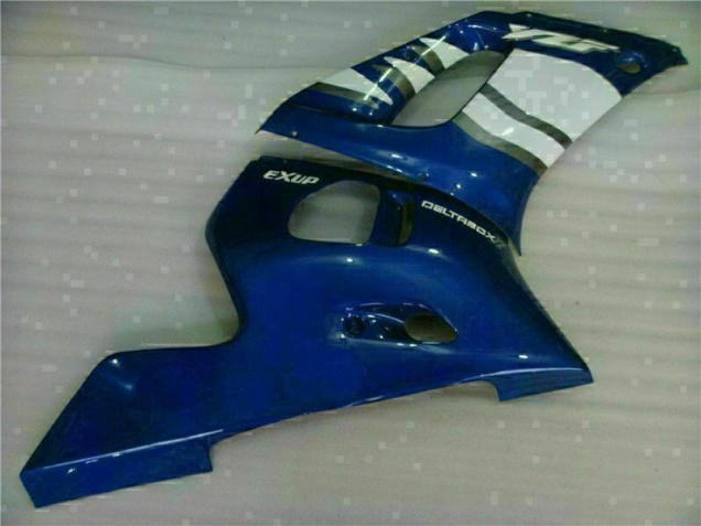 Azul Abs Kit Completos Carenagem Moto Yamaha R6 98-02
